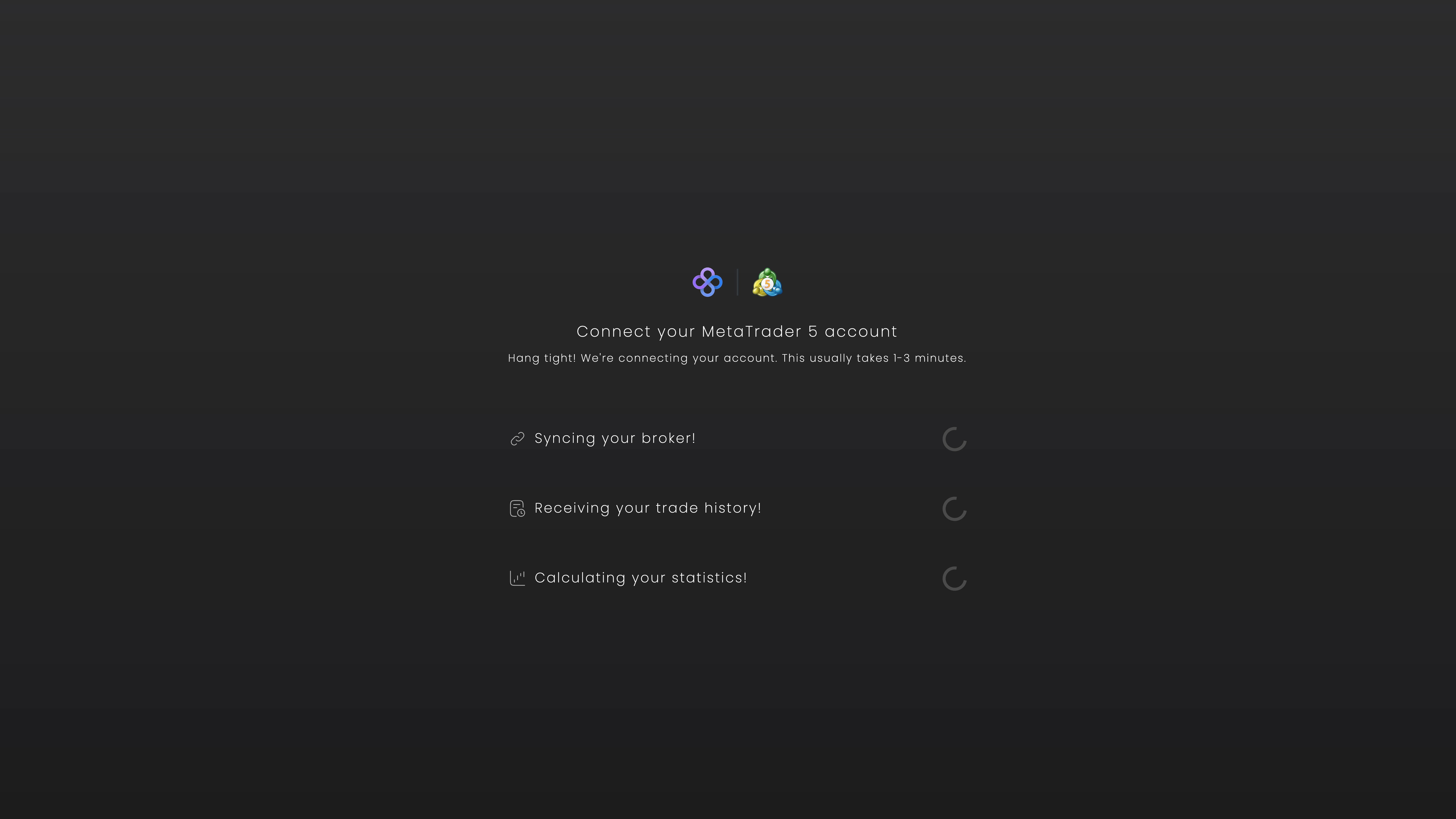 Click sync account button