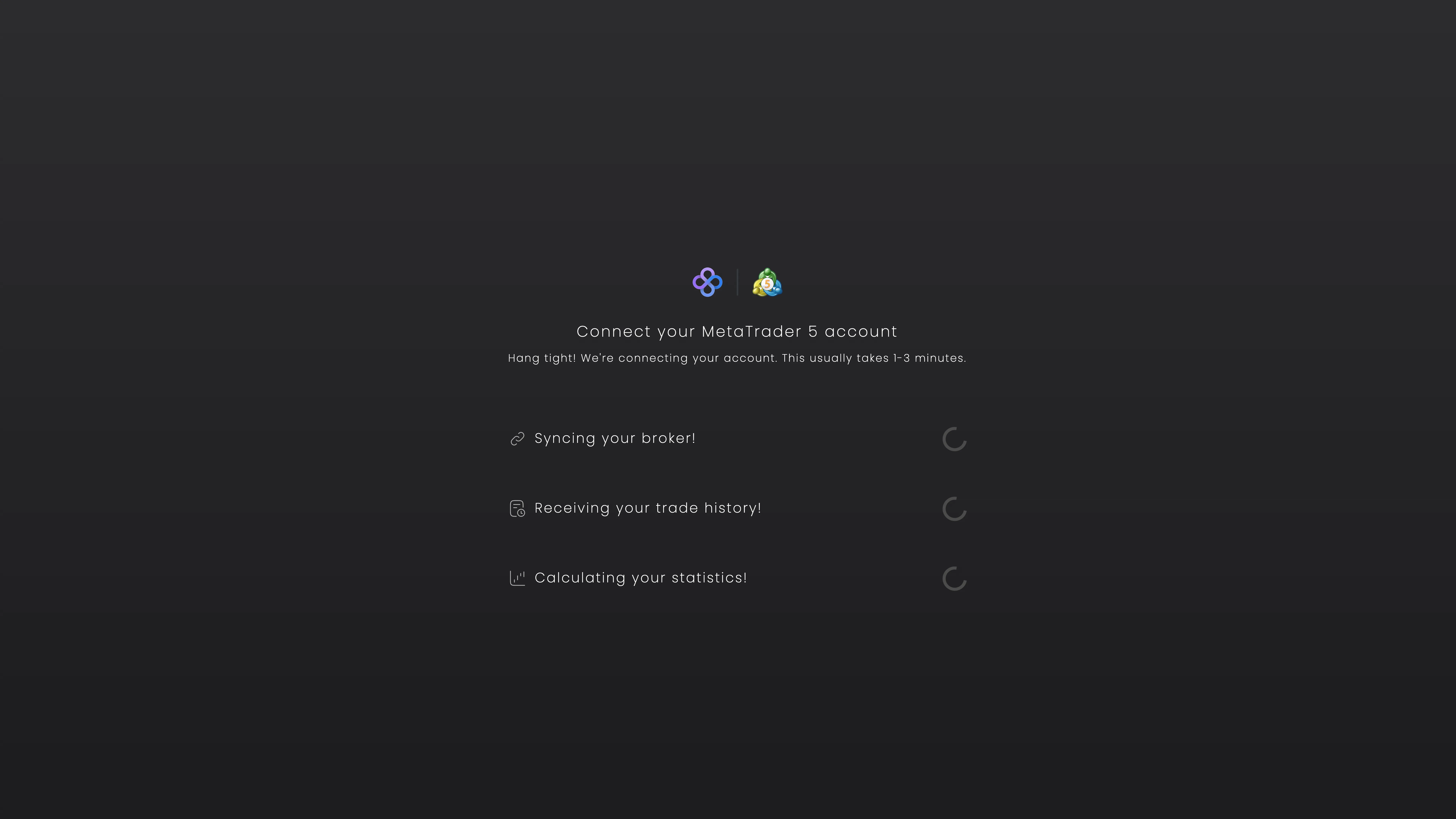 Click sync account button